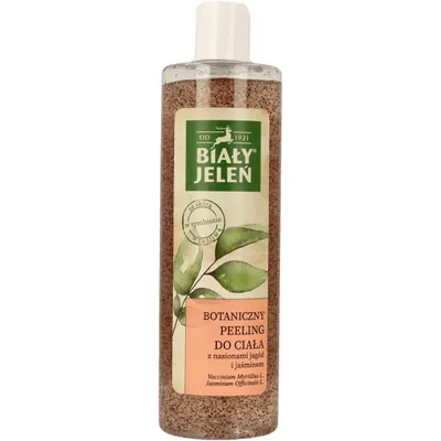 Biały Jeleń Botaniczny peeling do ciała z pestkami jagód i jaśminem