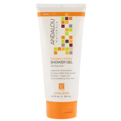 Andalou Naturals Vitalizing Shower Gel Mandarin & Vanilla (Żel pod prysznic o zapachu wanilii i mandarynki)