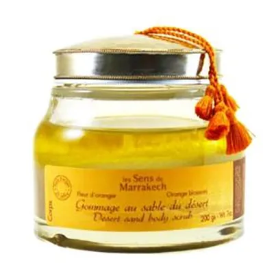 Les Sens De Marrakech Gommage Au Sable Du Desert (Peeling do ciała z piaskiem Sahary `Kwiat pomarańczy`)
