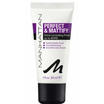 Manhattan Perfect & Mattify, Shine Controlling Primer (Baza matująca z przedłużoną trwałością do 8h)