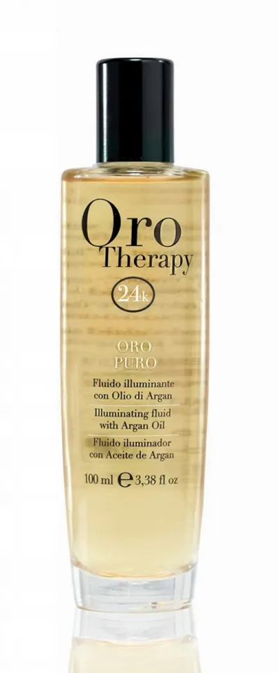 Fanola Oro Therapy, Oro Puro Fluido Illuminante (Olejek do włosów z mikroaktywnym złotem)