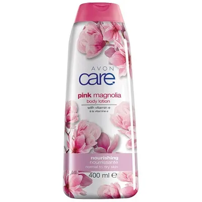Avon Care, Silky Body Lotion [Pink Magnolia, Body Lotion] (Jedwabisty balsam do każdego rodzaju skóry o zapachu magnolii)