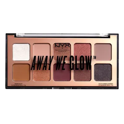 NYX Professional Makeup Away We Glow, Lovebeam Shadow Palette (Paleta cieni do powiek)