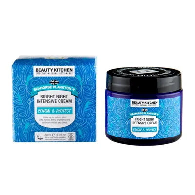 Beauty Kitchen UK Ltd. Seahorse Plankton+, Bright Night Intensive Cream (Rozświetlający krem nawilżający)