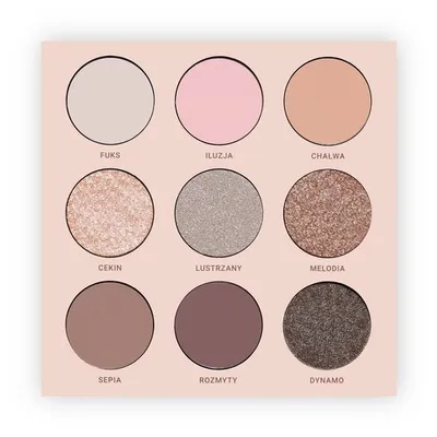 Glam Shop GlamBOX, Paleta cieni do powiek `Eteryczna`