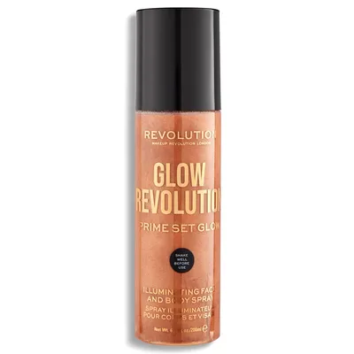 Revolution Beauty (Makeup Revolution) Glow Revolution Prime Set Glow, Illuminating Face and Body Spray (Mgiełka utrwalająca makijaż)