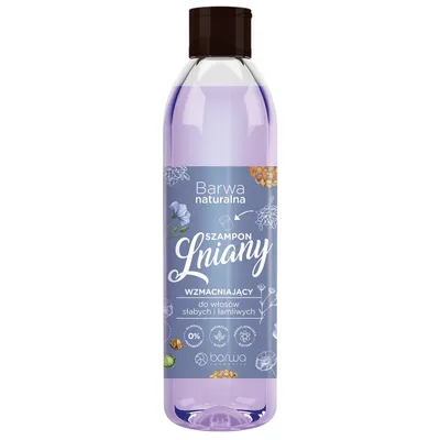 Barwa Naturalna, Szampon lniany wzmacniający z kompleksem witamin