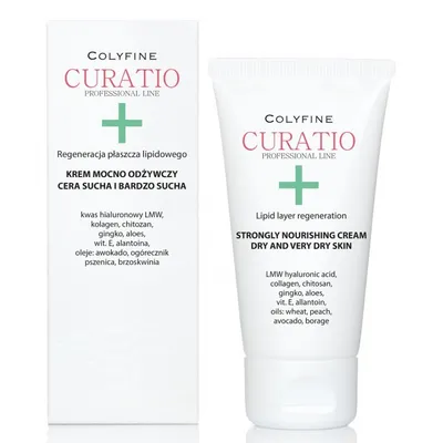 Colyfine Curatio, Strongly Nourishing Cream for Dry and Very Dry Skin (Krem do cery suchej i bardzo suchej)