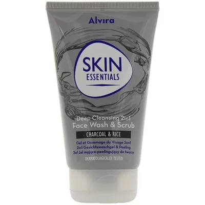 Alvira Skin Essentials, Deep Cleansing 2 in 1 Face Wash & Scrub (Żel do mycia twarzy i peeling)