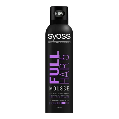 Syoss Full Hair 5, Mousse (Pianka do włosów)