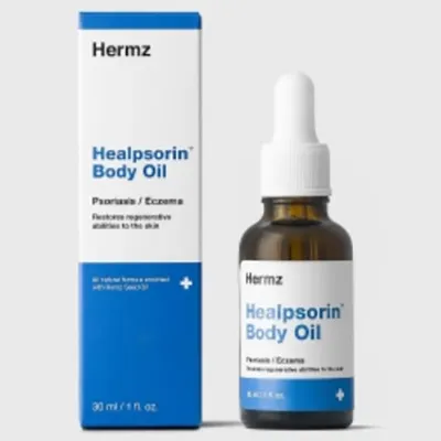 Hermz Laboratories Healpsorin Body Oil (Olej konopny na łuszczycę)