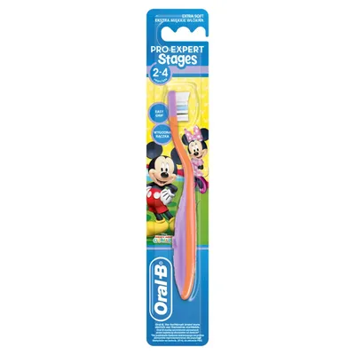 Oral-B Pro-Expert Stages 2, Szczoteczka do zębów dla dzieci 2-4 lat