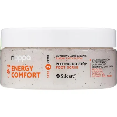 Silcare Nappa, Energy Comfort, Foot Scrub (Cukrowe złuszczenie, Peeling do stóp)