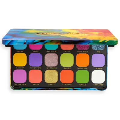 Revolution Beauty (Makeup Revolution) Forever Flawless Bird of Paradise Eyeshadow Palette (Paleta 18 cieni do powiek)