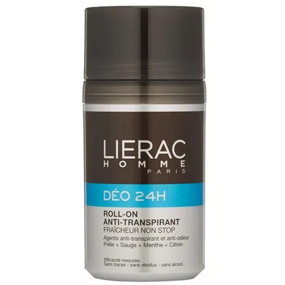 Lierac Homme, Deo 24 Roll-On Anti-Transpirant (Antyperspirant w kulce dla mężczyzn)