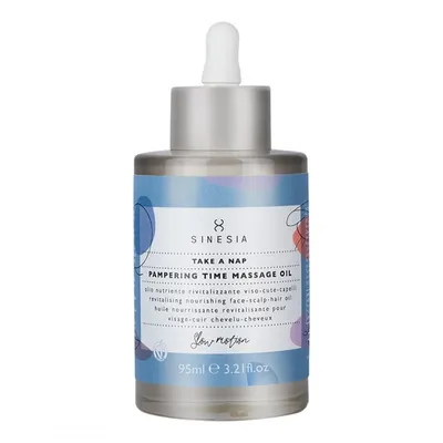 Sinesia Take a Nap, Pampering Time Massage Oil (Rewitalizujący olejek do masażu twarzy i ciała)