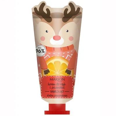 Marion Hand Care Funny Animals, Krem do rąk nawilżający `Słodka pomarańcza`