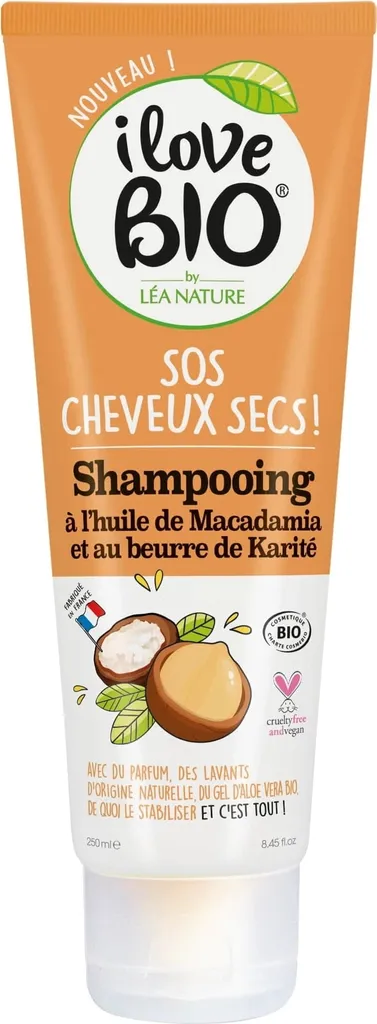 Lea Nature I love Bio, Macadamia Oil & Shea Butter Shampoo (Szampon do włosów `Olej makadamia i masło shea`)