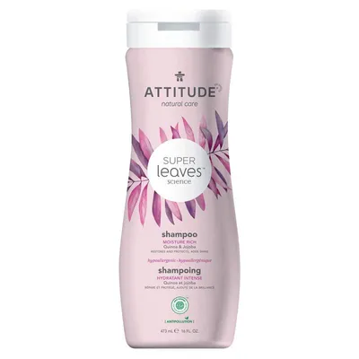 Attitude Super Leaves, Moisture Rich Shampoo (Szampon do włosów nawilżający)