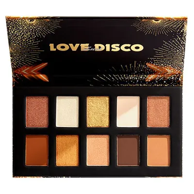 NYX Professional Makeup Makeup Love Lust Disco, Shadow Palette 01 Livin Lavish (Paleta 10-ciu cieni do powiek)