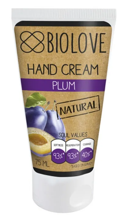Biolove Plum, Hand Cream (Krem do rąk `Śliwka`)