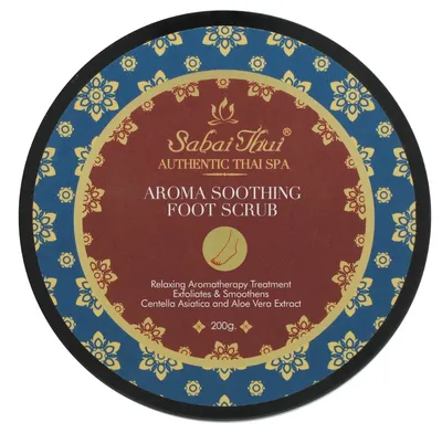 Sabai Thai Authentic Thai Spa, Aroma Soothing Foot Scrub (Peeling jaśminowy do stóp)