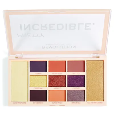 Revolution Beauty (Makeup Revolution) Pretty Incredible, Eyeshadow Palette (Paleta 11 cieni do powiek)