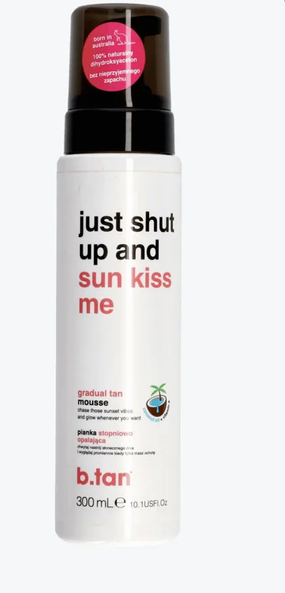 b.tan Just Shut up and Sun-kiss me Self-tanning Foam (Pianka stopniowo opalająca)