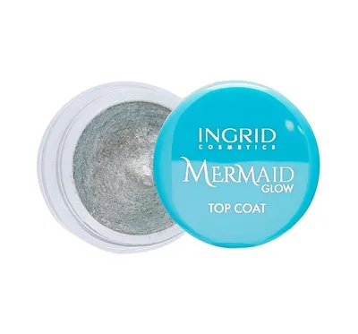 Ingrid Cosmetics Ingrid Cosmetics x eZebra, Mermaid Glow Top Coat (Błyszczący topper cień do powiek)