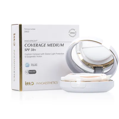 Innoaesthetics Inno-Epigen, Coverage SPF50 (Podkład w kompakcie z SPF50)