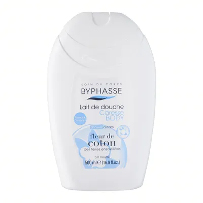 Byphasse Caresse, Lait de Douche Fleur de Coton (Krem pod prysznic `Kwiat bawełny`)