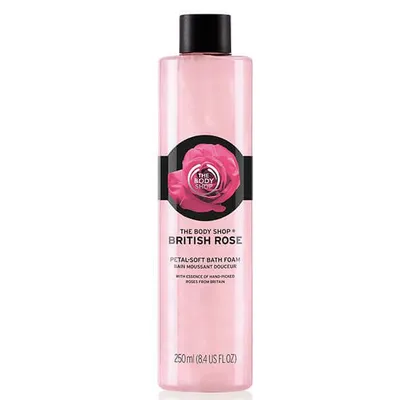 The Body Shop British Rose, Petal Soft Bath Foam (Pianka do kąpieli)