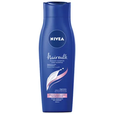 Nivea Hairmilk, Mleczny szampon pielęgnujący do włosów o strukturze cienkiej