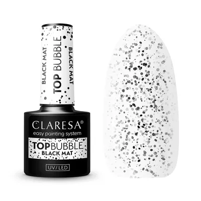 Claresa Top Bubble (Matowy top z drobinkami)