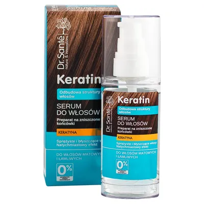 Dr. Sante Kreatin, Serum do włosów z keratyną do włosów matowych i łamliwych