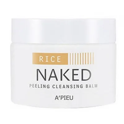 A'pieu Rice Naked Peeling Cleansing Balm (Balsam zmywający makijaż i peeling celulozowy w jednym)