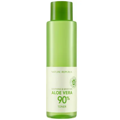 Nature Republic Soothing & Moisture, Aloe Vera 90% Toner (Tonik do twarzy 90% sokiem z aloesu)