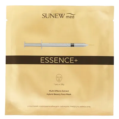 Sunew Med, Essence +, Hybrid Beauty Face Mask (Maska hybrydowa z peptydami i śluzem ślimaka)
