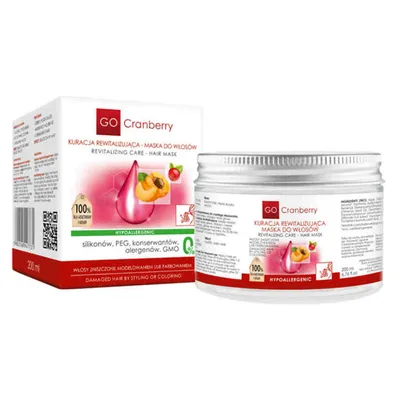 Go Cranberry Kuracja rewitalizująca - maska do włosów zniszczonych modelowaniem lub farbowaniem