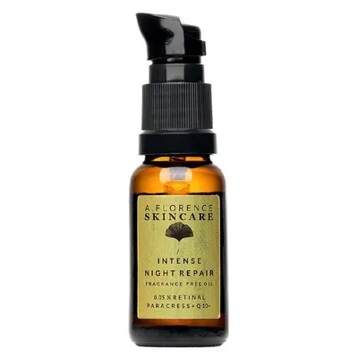 A.Florence Skincare Intense Night Repair Oil With 0.05% Retinal (Intensywnie regenerujący olejek z retinalem)