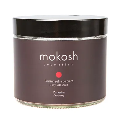 Mokosh Cosmetics Żurawina, Peeling solny do ciała