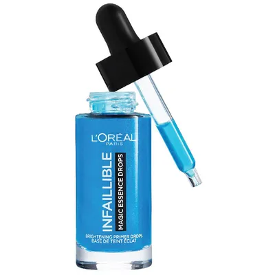 L'Oreal Paris Infaillible, Magic Essence Drops Brighteining Primer Drops (Rozświetlająca baza pod makijaż w kropelkach)