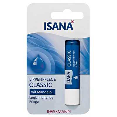 Isana Lippen Pflege, Classic (Pomadka pielęgnacyjna do ust (nowa wersja))