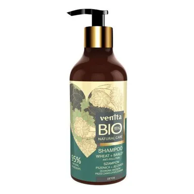 Venita Bio Natural Care, Szampon do włosów chroniący przed zanieczyszczeniami `Pszenica & jęczmień `