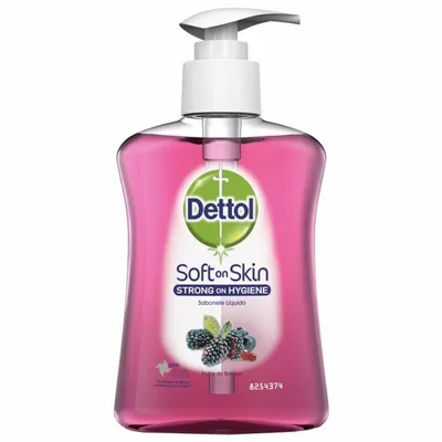 Dettol Soft Skin, Mydło antybakteryjne `Owoce leśne`