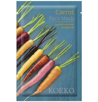 Koeko Carrot Face Mask (Maseczka w płachcie z ekstraktem z marchewki)
