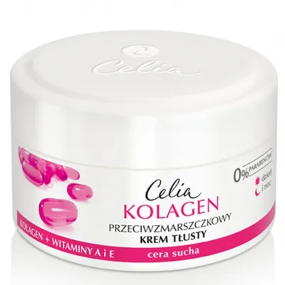 Celia Krem tłusty `Kolagen + witaminy A i E`
