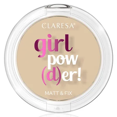 Claresa Girl Pow(d)er Matt & Fix (Puder prasowany)