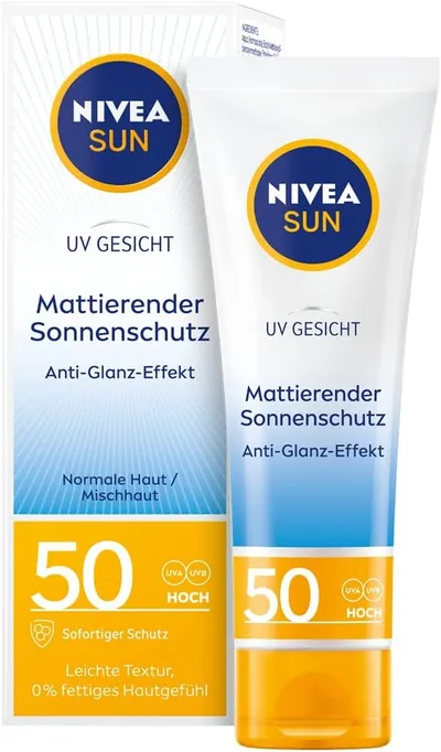 Nivea UV Face Shine Control Cream SPF 50 (Matujący krem do twarzy z filtrem przeciwsłonecznym 50)