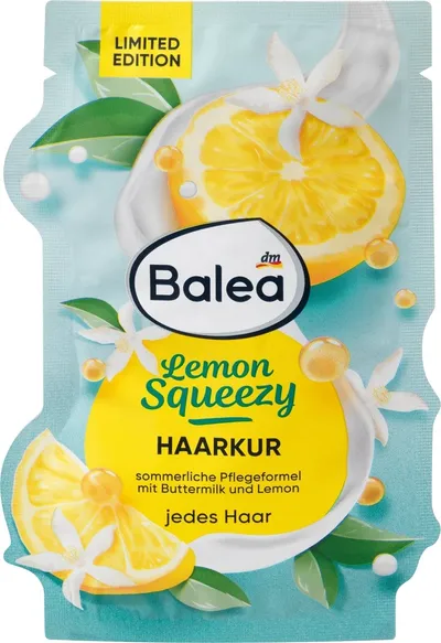 Balea Lemon Squeezy, Haarkur (Maska do włosów)